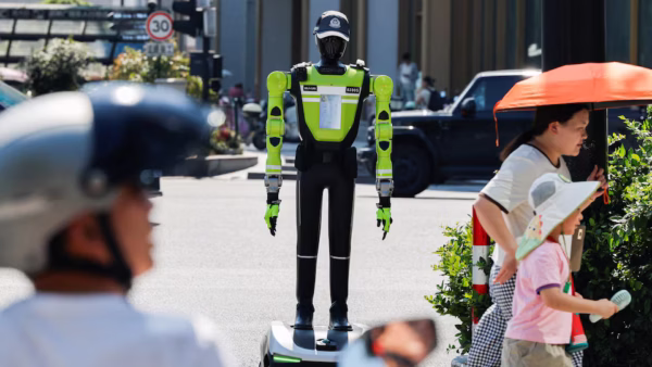 China Puts Humanoid Robots on Traffic Police Duty